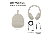 SONY Casque audio sans fil Argenté (WH1000XM5S.CE7)