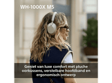 SONY Casque audio sans fil Argenté (WH1000XM5S.CE7)