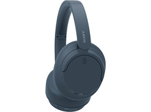 Charger l&#39;image dans la galerie, Casque bleu. Le mot &#39;SONY&#39; est écrit sur le bandeau.
