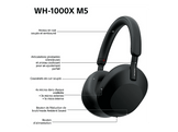 SONY Casque audio sans fil Noir (WH1000XM5B.CE7)