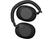 Charger l&#39;image dans la galerie, Une photo du produit d&#39;un casque sans fil noir avec les fonctionnalités répertoriées.
