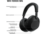 SONY Casque sans fil avec Noise Cancelling WH-1000XM6 Noir