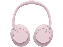 Charger l&#39;image dans la galerie, Casque rose sur fond blanc. Caractéristiques de conception sur les oreillettes et le bandeau.
