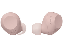 Charger l&#39;image dans la galerie, Deux écouteurs Sony roses. Un côté affiche le logo Sony.
