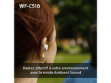 SONY Écouteurs sans fil Blanc (WFC510W.CE7)