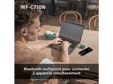 SONY Écouteurs sans fil Bleu (WF-C710N)
