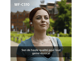 SONY Écouteurs sans fil Bleu (WFC510L.CE7)