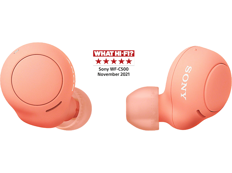 SONY Écouteurs sans fil Orange (WFC500D.CE7)