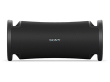 Charger l&#39;image dans la galerie, Enceinte Bluetooth Sony noire. Forme rectangulaire, deux poignées latérales incurvées. Logo Sony en bleu.
