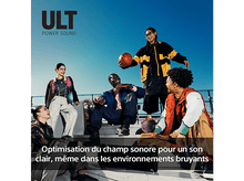 Charger l&#39;image dans la galerie, Groupe de personnes sur des marches, un tient un ballon de basket. Texte : Optimisation sonore.
