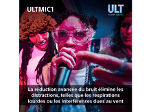 Charger l&#39;image dans la galerie, Personne tenant un microphone, deux autres à proximité. Texte gras : réduction de bruit avancée. Logo Sony.
