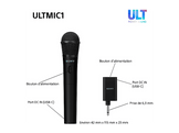 SONY ULT Mic Microphones sans fil Duopack