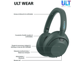 SONY Casque audio sans fil ULT Wear Forest Gray (WHULT900NB.CE7)