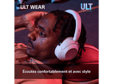 SONY WHULT900NW.CE7 Over-ear Casque sans fil avec Noise cancelling Blanc
