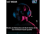 SONY WHULT900NW.CE7 Over-ear Casque sans fil avec Noise cancelling Blanc