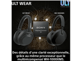 SONY WHULT900NW.CE7 Over-ear Casque sans fil avec Noise cancelling Blanc
