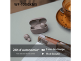 SONY WF-1000XM5 - Écouteurs sans fil avec réduction de bruit Smoky Pink