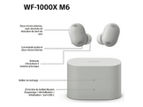 SONY WF-1000XM6 - Écouteurs sans fil avec réduction de bruit - Argent platiné