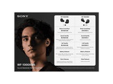 SONY WF-1000XM6 - Écouteurs sans fil avec réduction de bruit - Argent platiné