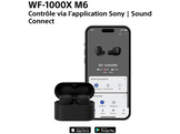 SONY WF-1000XM6 - Écouteurs sans fil avec réduction de bruit - Argent platiné