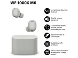 SONY WF-1000XM6 - Écouteurs sans fil avec réduction de bruit - Argent platiné