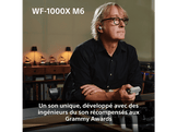 SONY WF-1000XM6 - Écouteurs sans fil avec réduction de bruit - Argent platiné