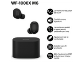 SONY WF-1000XM6 - Écouteurs sans fil avec réduction de bruit - Noir