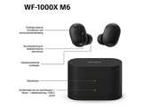 SONY WF-1000XM6 - Écouteurs sans fil avec réduction de bruit - Noir