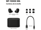 SONY WF-1000XM6 - Écouteurs sans fil avec réduction de bruit - Noir