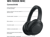 SONY WH-1000XM4C - Casque sans fil avec Anti-bruit - Noir