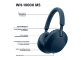 SONY WH-1000XM5 - Casque audio sans fil avec Noise Cancelling Bleu