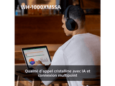 SONY WH-1000XM5SA – Casque audio sans fil avec réduction de bruit – Soft Case Edition - Noir