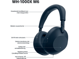 SONY Casque sans fil avec Noise Cancelling WH-1000XM6 Bleu