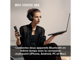 SONY WH-1000XM6 – Casque sans fil à réduction de bruit Sand Pink