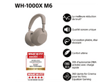 SONY WH-1000XM6 SANDSTONE Over-ear Casque audio sans fil Sandstone