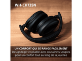 SONY WH-CH735N - Casque sans fil avec réduction de bruit - Bleu