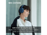 SONY WH-CH735N - Casque sans fil avec réduction de bruit - Noir