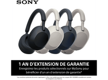 Charger l&#39;image dans la galerie, SONY WH1000XM5 - Casque audio sans fil avec réduction de bruit Smoky Pink
