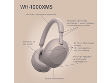 Charger l&#39;image dans la galerie, SONY WH1000XM5 - Casque audio sans fil avec réduction de bruit Smoky Pink
