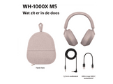 SONY WH1000XM5 Smoky Over-ear Casque sans fil avec Noise cancelling Rose