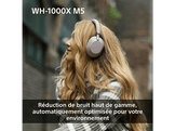 SONY WH1000XM5 Smoky Over-ear Casque sans fil avec Noise cancelling Rose