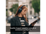 SONY WH1000XM5 Smoky Over-ear Casque sans fil avec Noise cancelling Rose