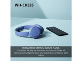 SONY WHCH535 On-ear Casque sans fil Black