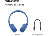 SONY WHCH535 On-ear Casque sans fil Blue
