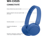 SONY WHCH535 On-ear Casque sans fil Blue