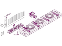 Charger l&#39;image dans la galerie, SPEEDCOMFORT Ventilateur de radiateur Mono SpeedComfort (SP-MONO)
