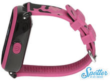 Charger l&#39;image dans la galerie, Une caméra de sécurité blanche sur un support blanc, légèrement inclinée.
