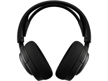 Charger l&#39;image dans la galerie, Casque noir sur fond blanc. Le casque est vu de dessus, montrant les oreillettes.
