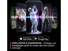 Charger l&#39;image dans la galerie, Écran de téléphone montrant des interfaces d&#39;applications, du texte et des options de téléchargement.
