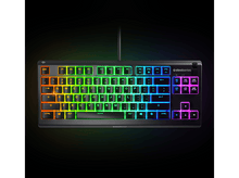 Charger l&#39;image dans la galerie, Clavier avec touches lumineuses. Couleur noire. Marque Steelseries.
